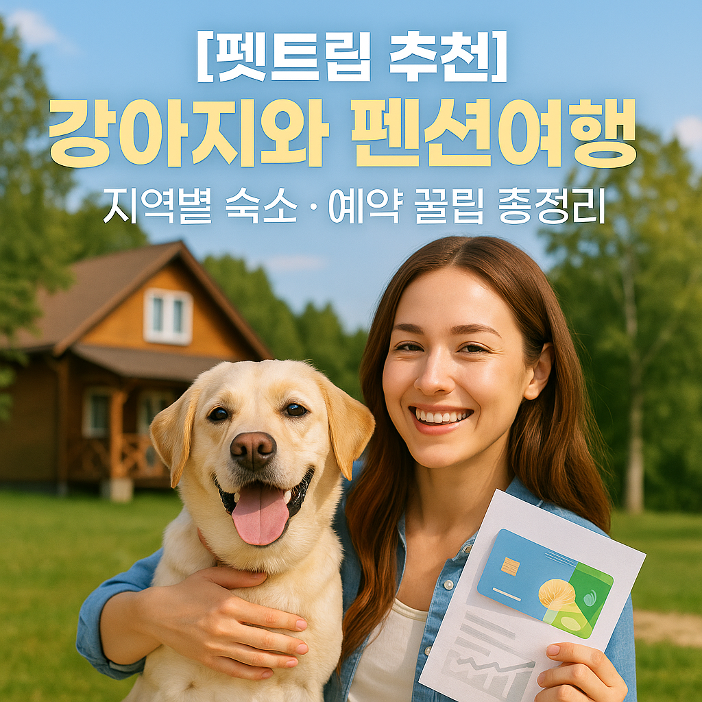 [펫트립 추천] 강아지와 함께하는 펜션 ｜ 지역별 숙소·예약 꿀팁 총정리