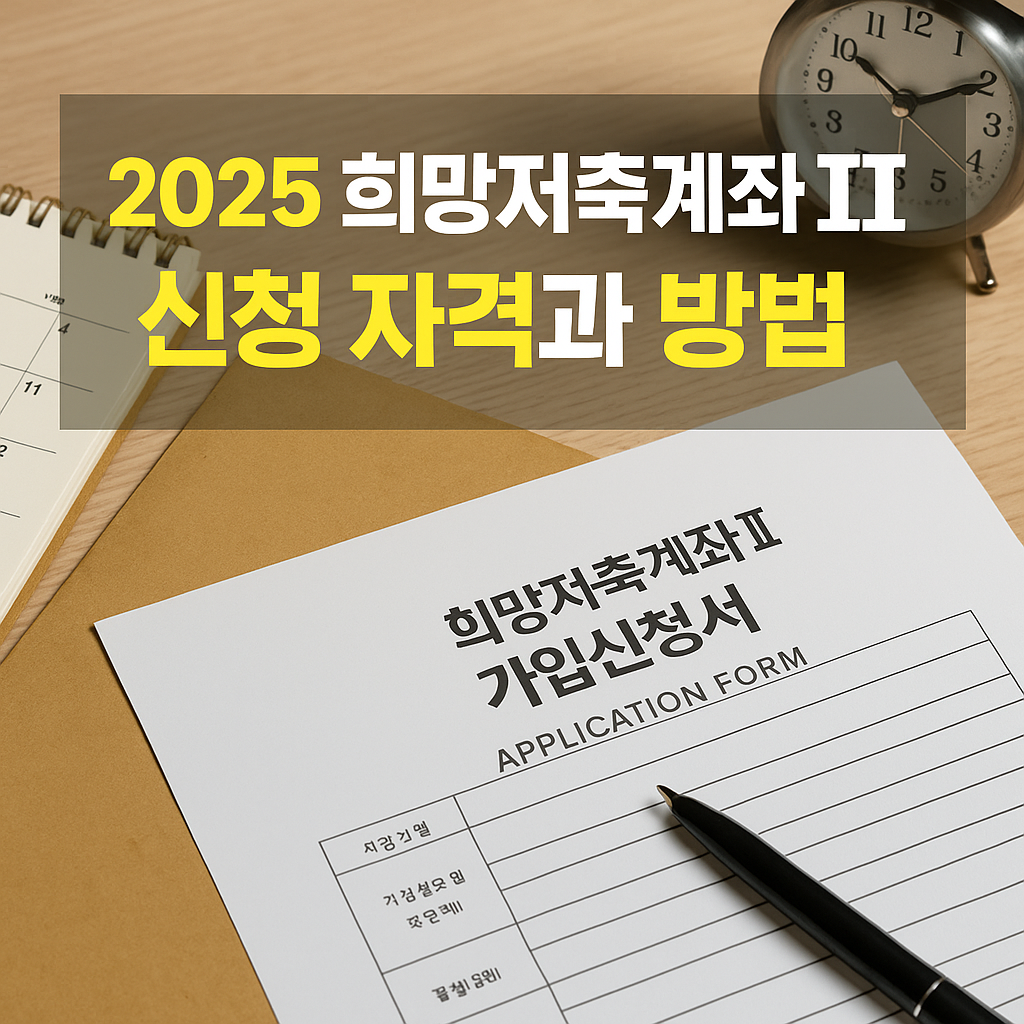 희망저축계좌Ⅱ(2) 올인원 가이드