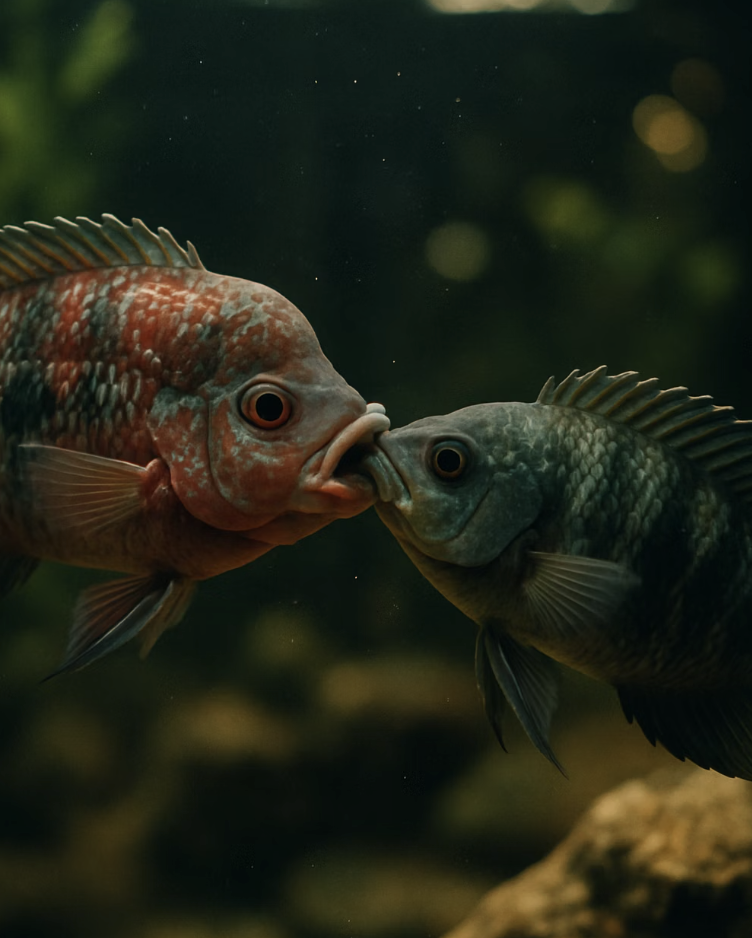 지느러미를 노리는 악동 합사어