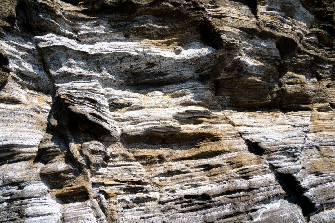 용머리 해안 절벽