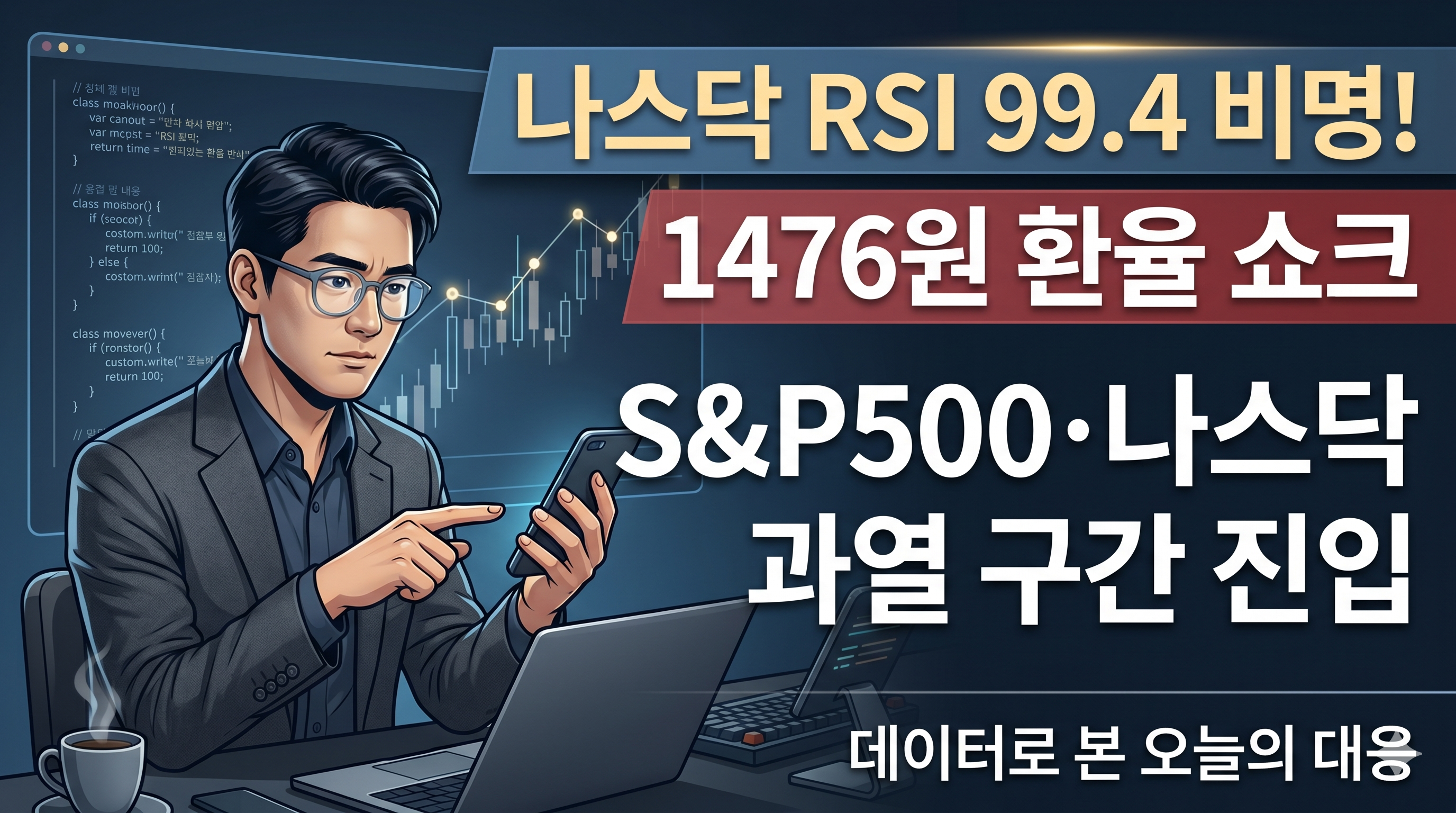 역대급 과열 구간 진입! S&amp;P500&middot;나스닥 투자자라면 반드시 체크해야 할 위험선 가이드