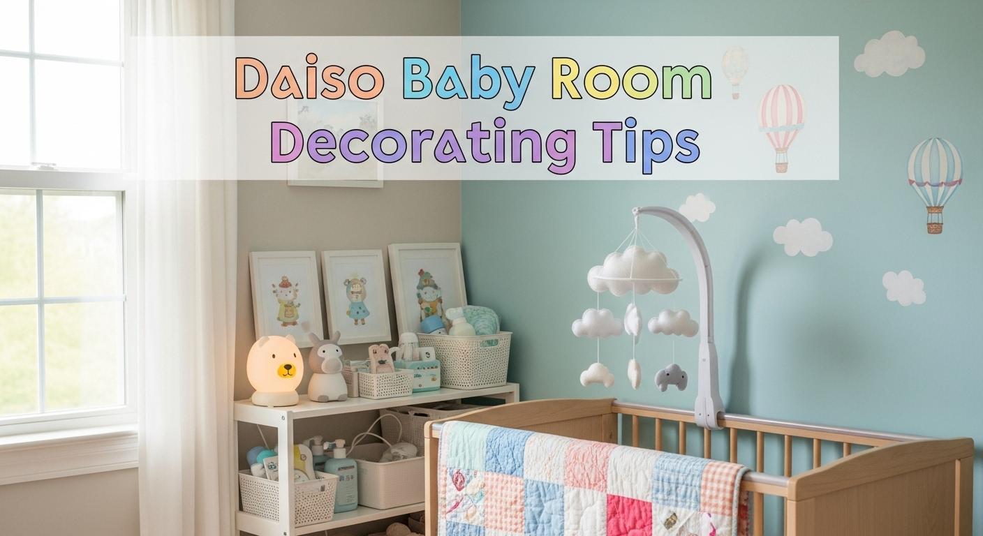 아기방 꾸미기 다이소