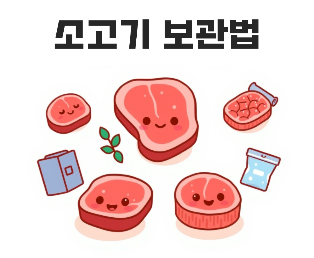 소고기 냉장 보관 기간, 냉동 보관 기간, 보관법 및 해동법 총정리