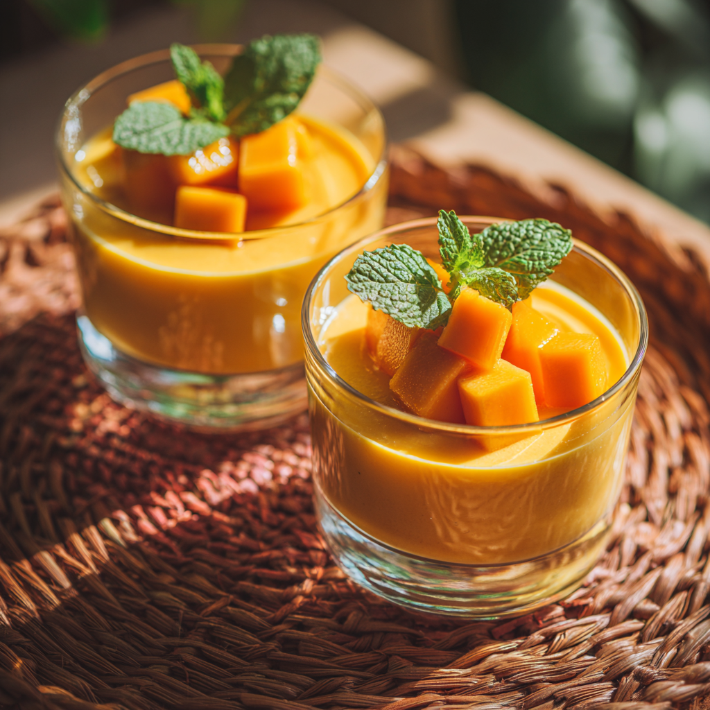 망고 무스 레시피