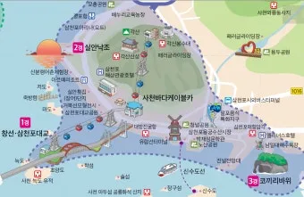 사천 여행코스 추천 삼천포대교 야경과 근처 명소 안내_9