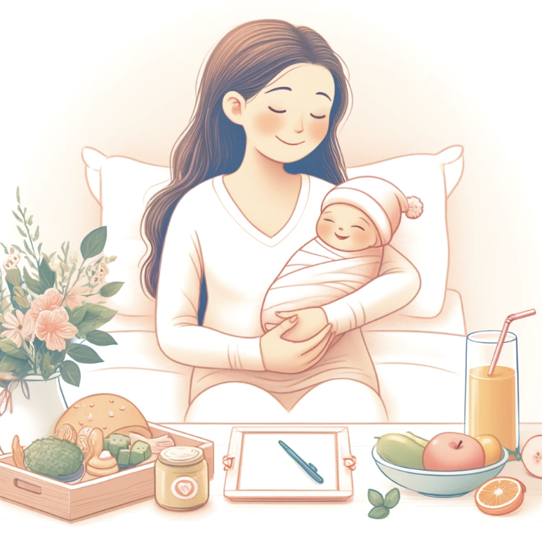 산후조리 이미지