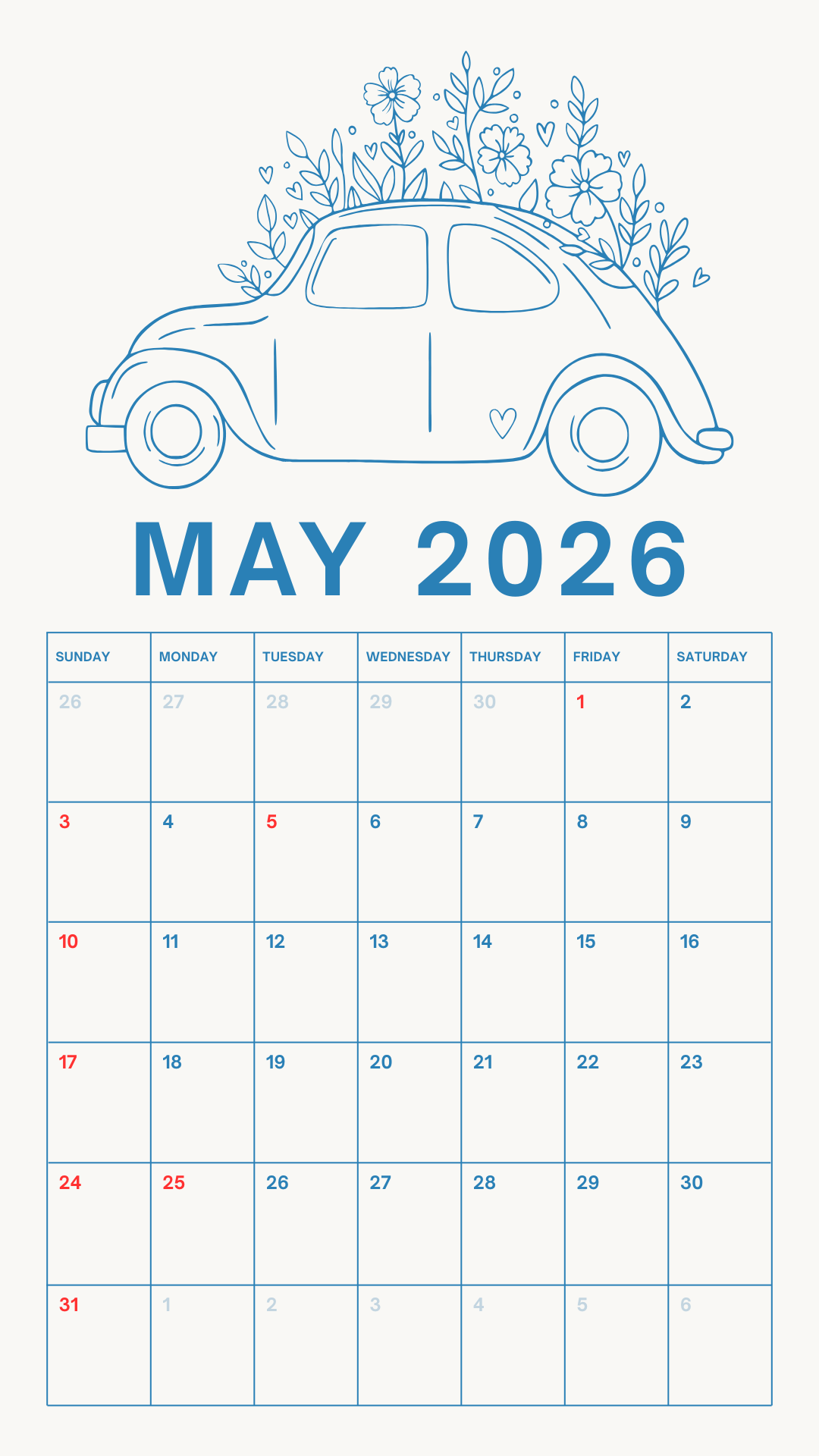 2026년5월 달력 배경화면 스마트폰 바탕화면 이미지 사진 모음