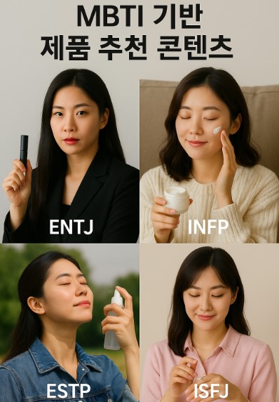 MBTI 제품추천 사진