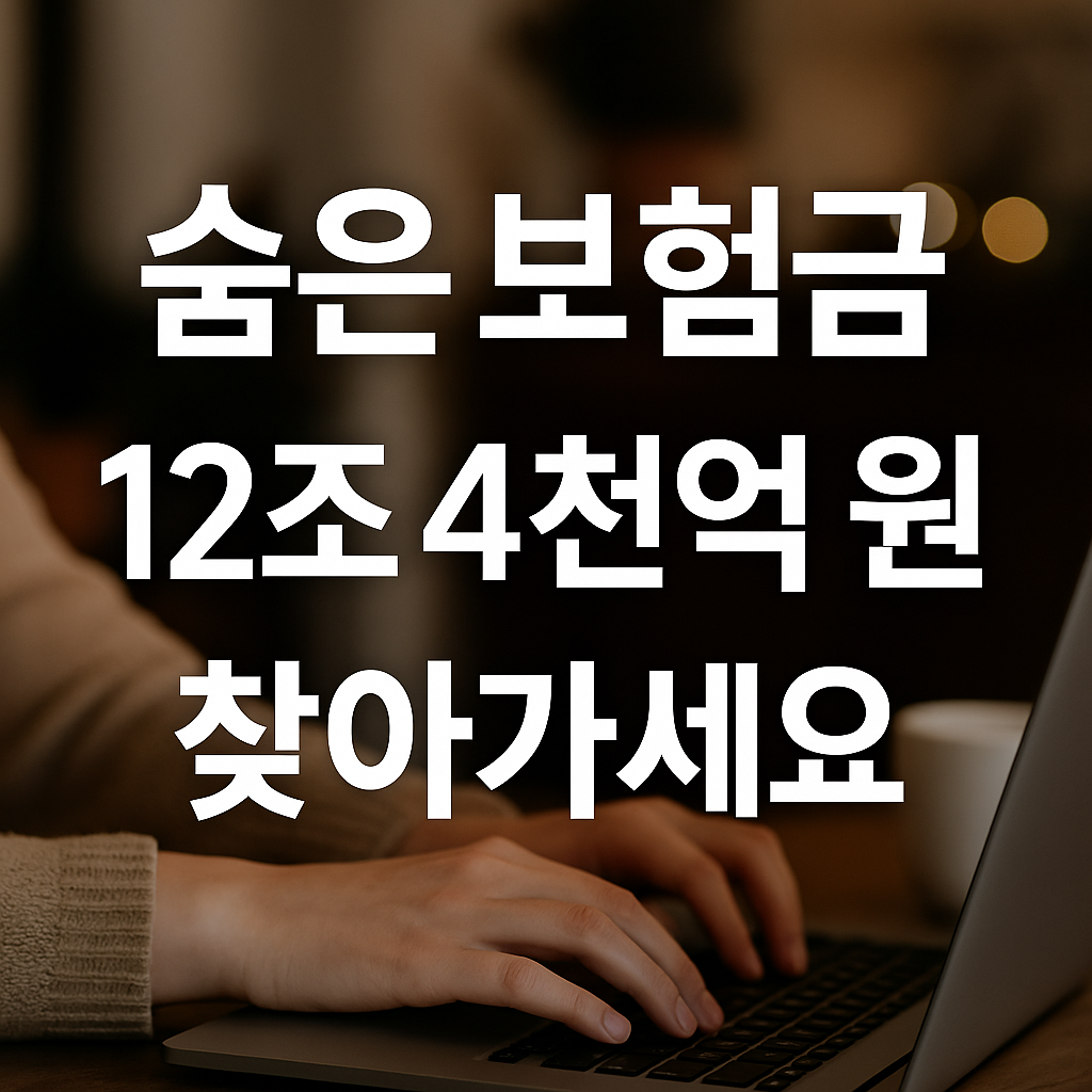 숨은 보험금 12조 4천억 원