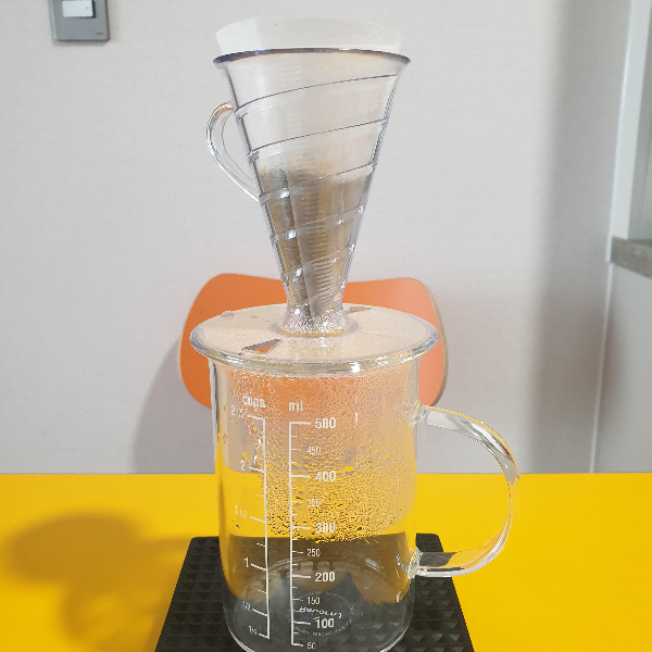 타라치네 코니컬 30 드리퍼: 10g 커피 추출 레시피