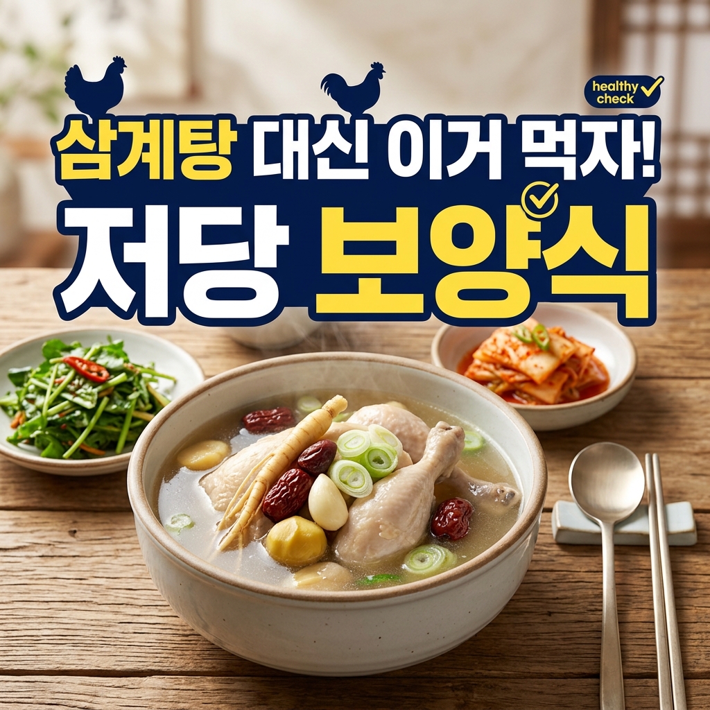삼계탕 대신 먹는 저당 보양식 추천