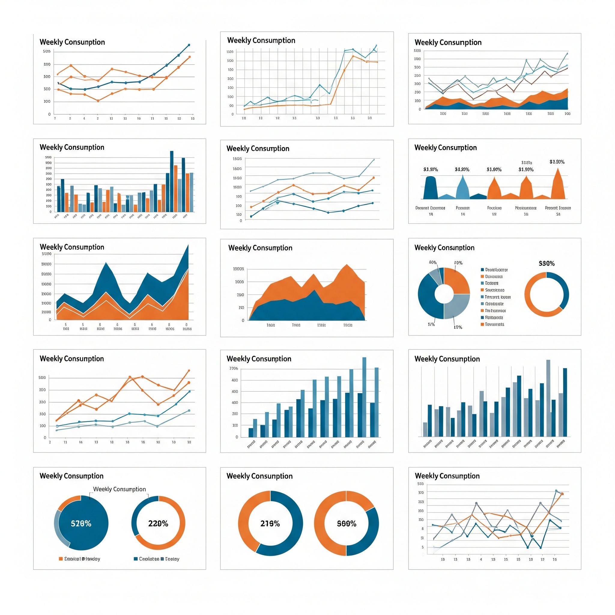돋보기로 자신의 소비 내역과 데이터를 분석하고 있는 사람