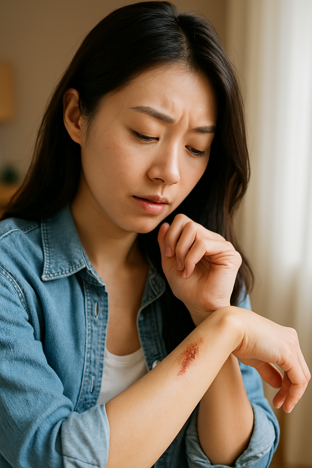 상처 회복 지연 여성