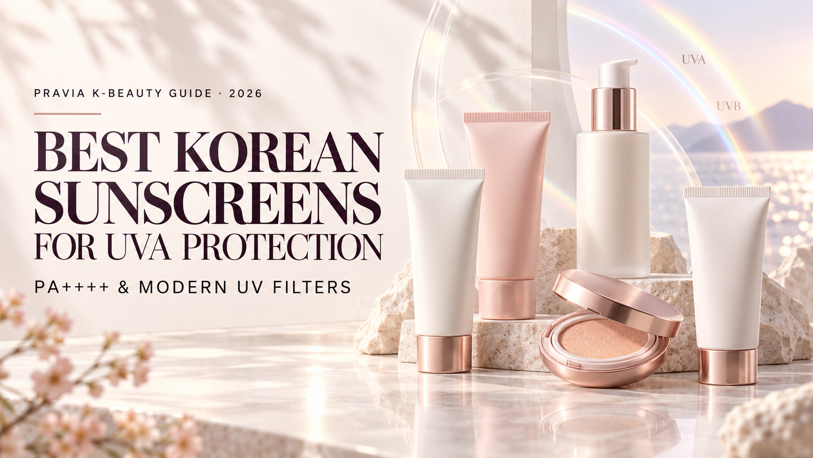 Best Korean sunscreens for UVA protection with PA++++ and modern UV filters in 2026