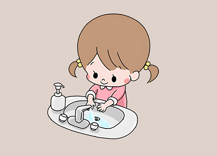 손세척을-하는-여성