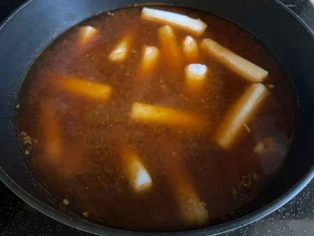 국물 떡볶이 실온 떡