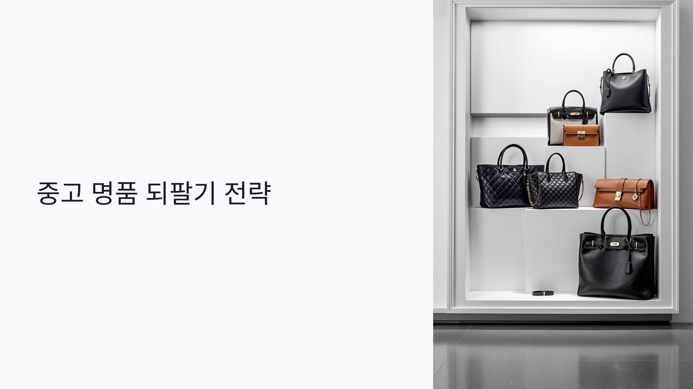 중고 명품 되팔기 잘하는 법: 가격 방어·판매 시점·사진 노하우까지 정리