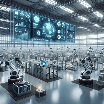 스마트팩토리와 AI 자동화 기술 관련 이미지