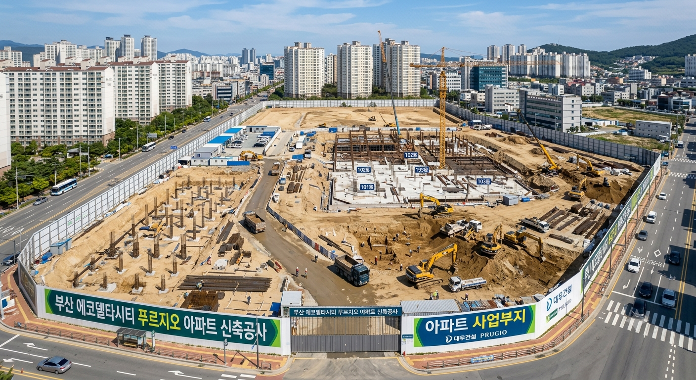 아파트 사업부지 전경