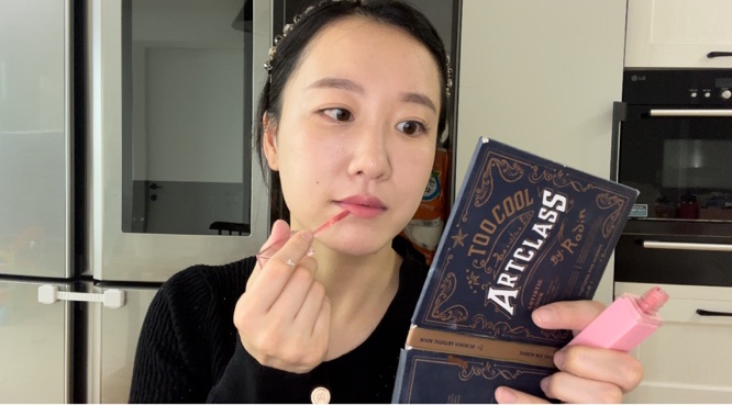 어뮤즈 슈 벨벳 복숭아슈