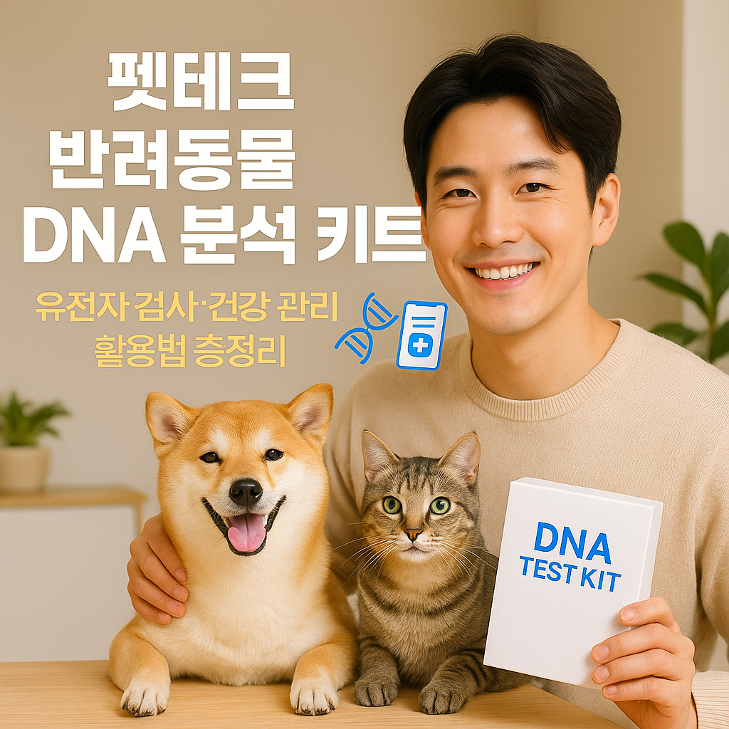 [펫테크] 반려동물 DNA 분석 키트 ｜ 유전자 검사&middot;건강 관리 활용법 총정리