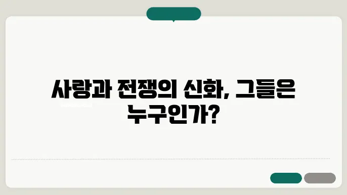로마 신화 속 사랑을 상징하는 비너스