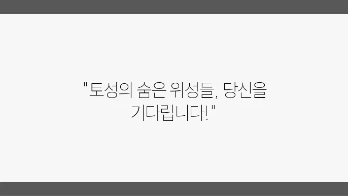 토성 위성의 종류
