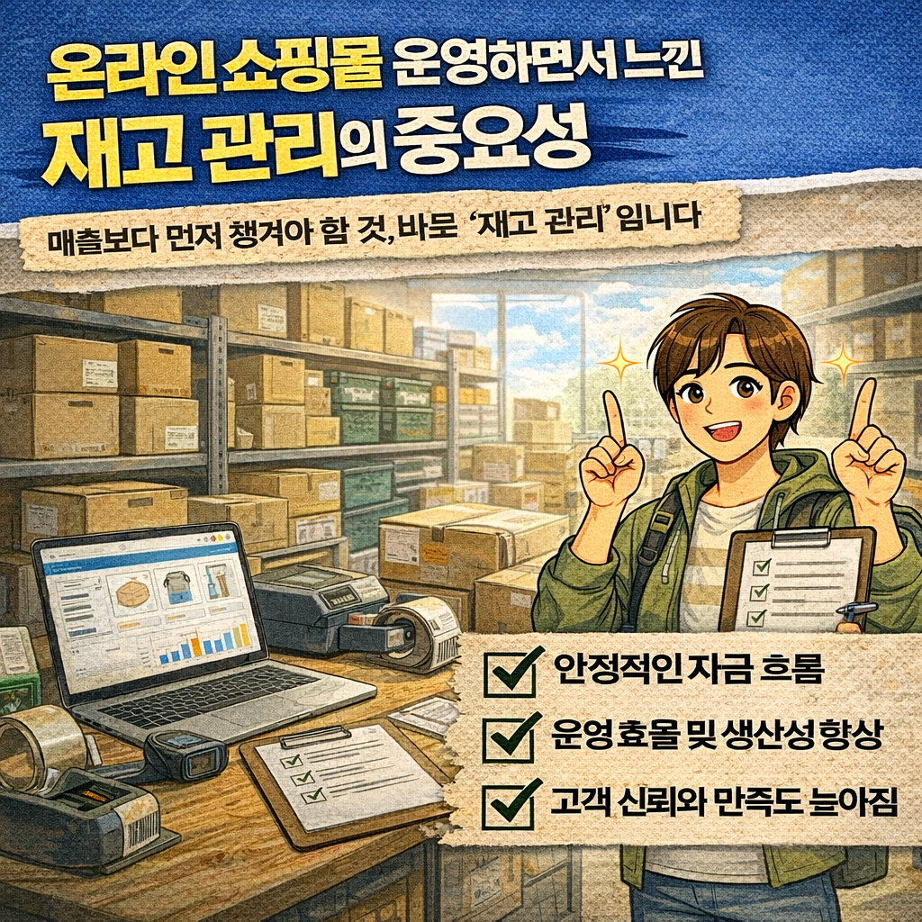 온라인 쇼핑몰 운영하면서 느낀 재고 관리의 중요성