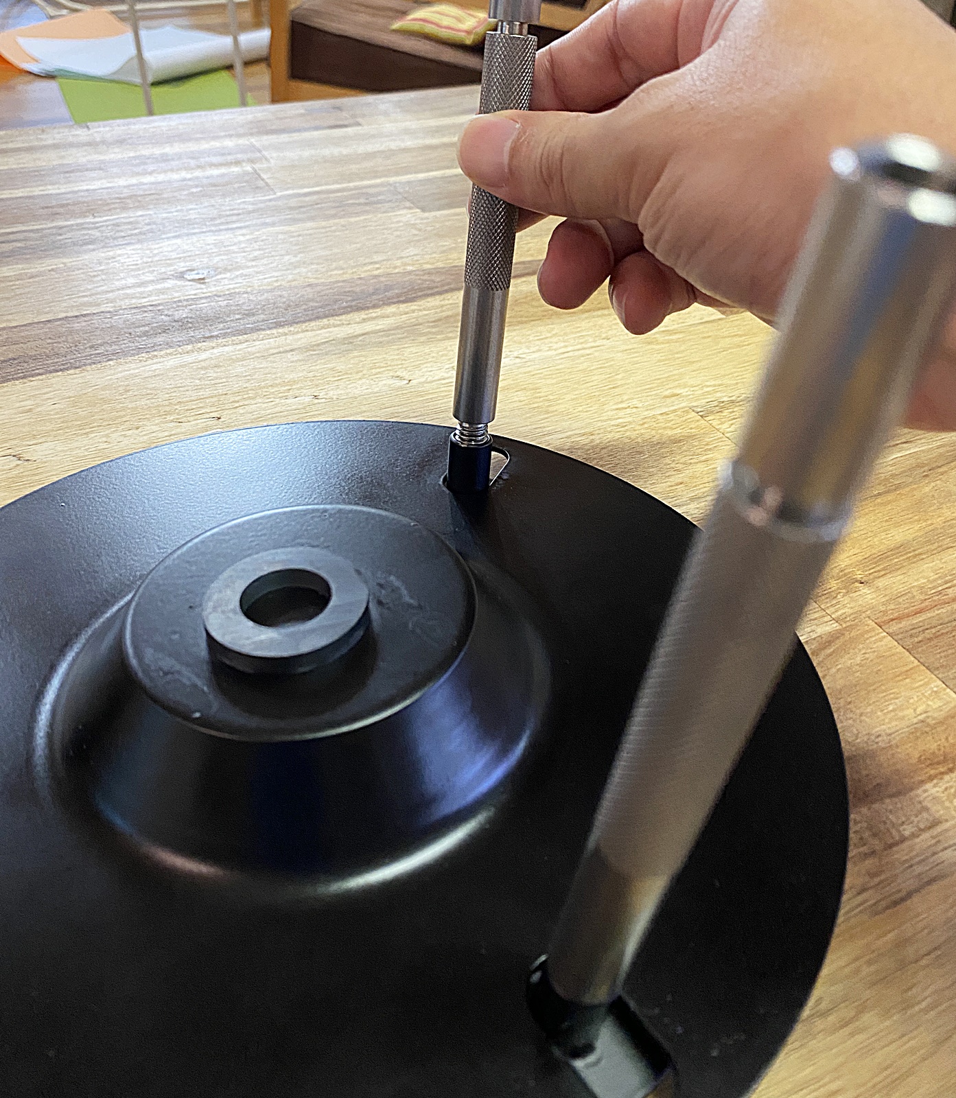 버너 스탠드 다리 연결