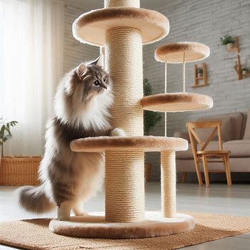 고양이의 스크래칭 포스트