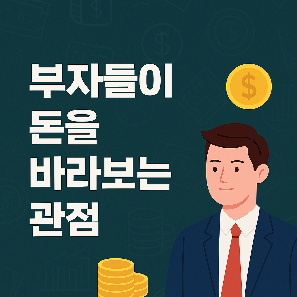 부자들이 돈을 바라보는 관점