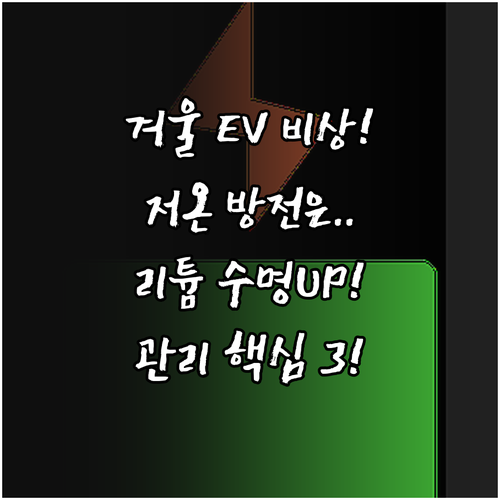 리튬 이온 보호를 위한 전기차 저온 ..