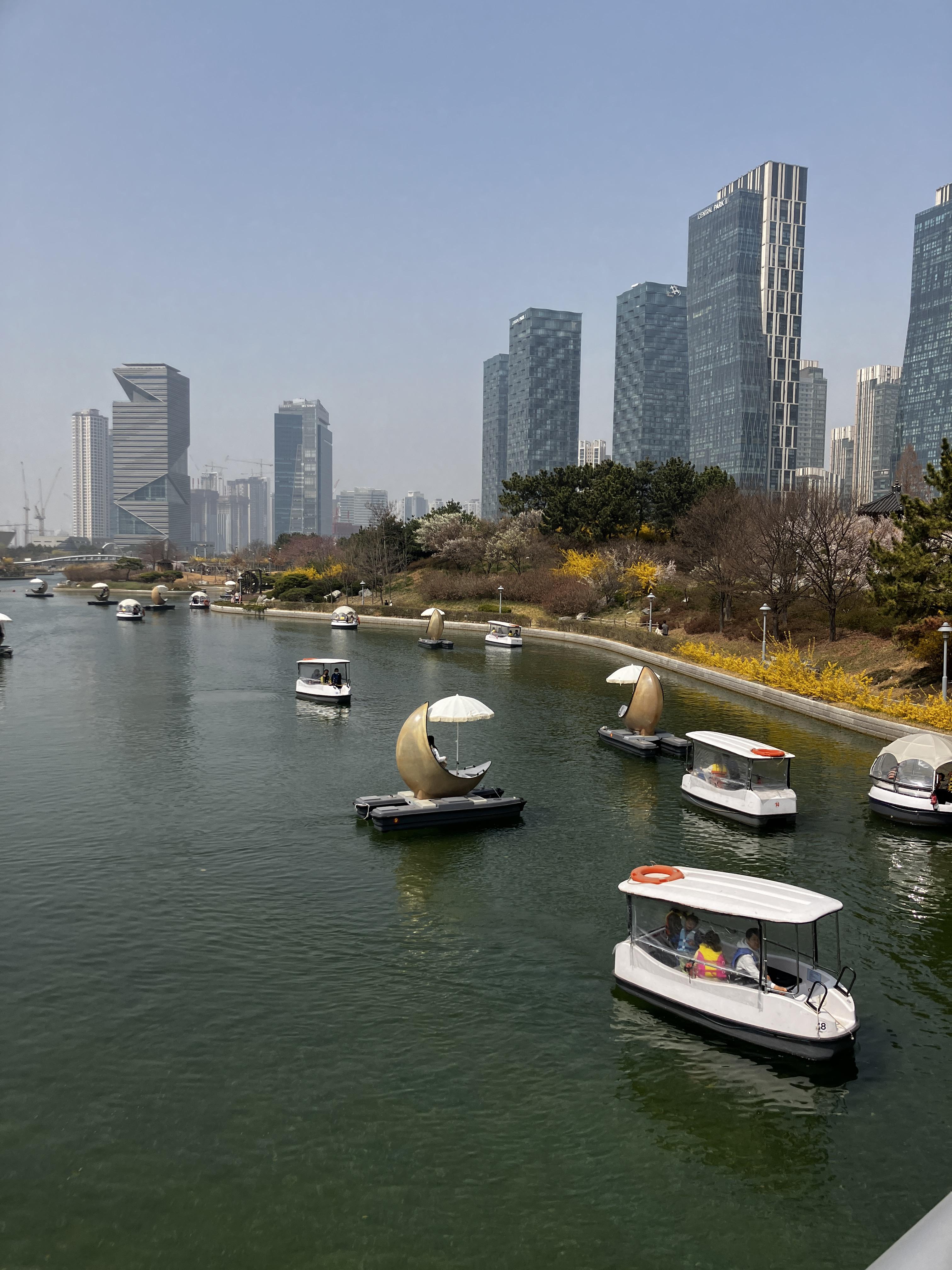 송도 센트럴파크 수상레저 보트