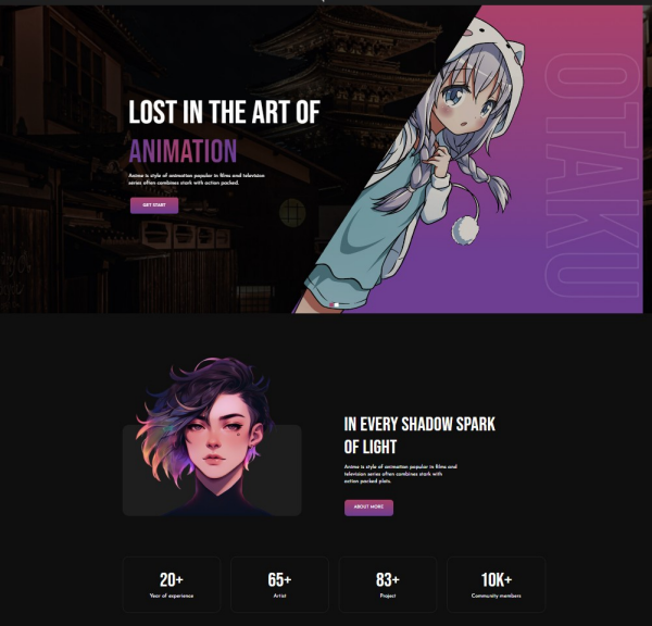 Annime 애니메이션 워드프레스 테마