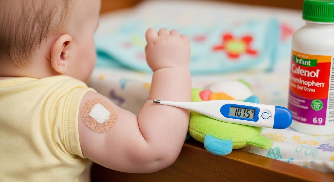 아기 예방접종 열 해열제