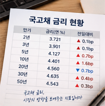  국고채 금리 조회 공식 사이트 확인방법