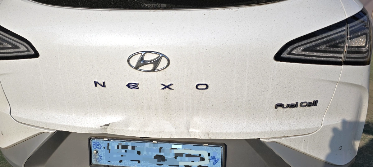 현대 넥소 트렁크 리드 중앙부 찌그러짐 및 도장면 박리 상태 정밀 분석