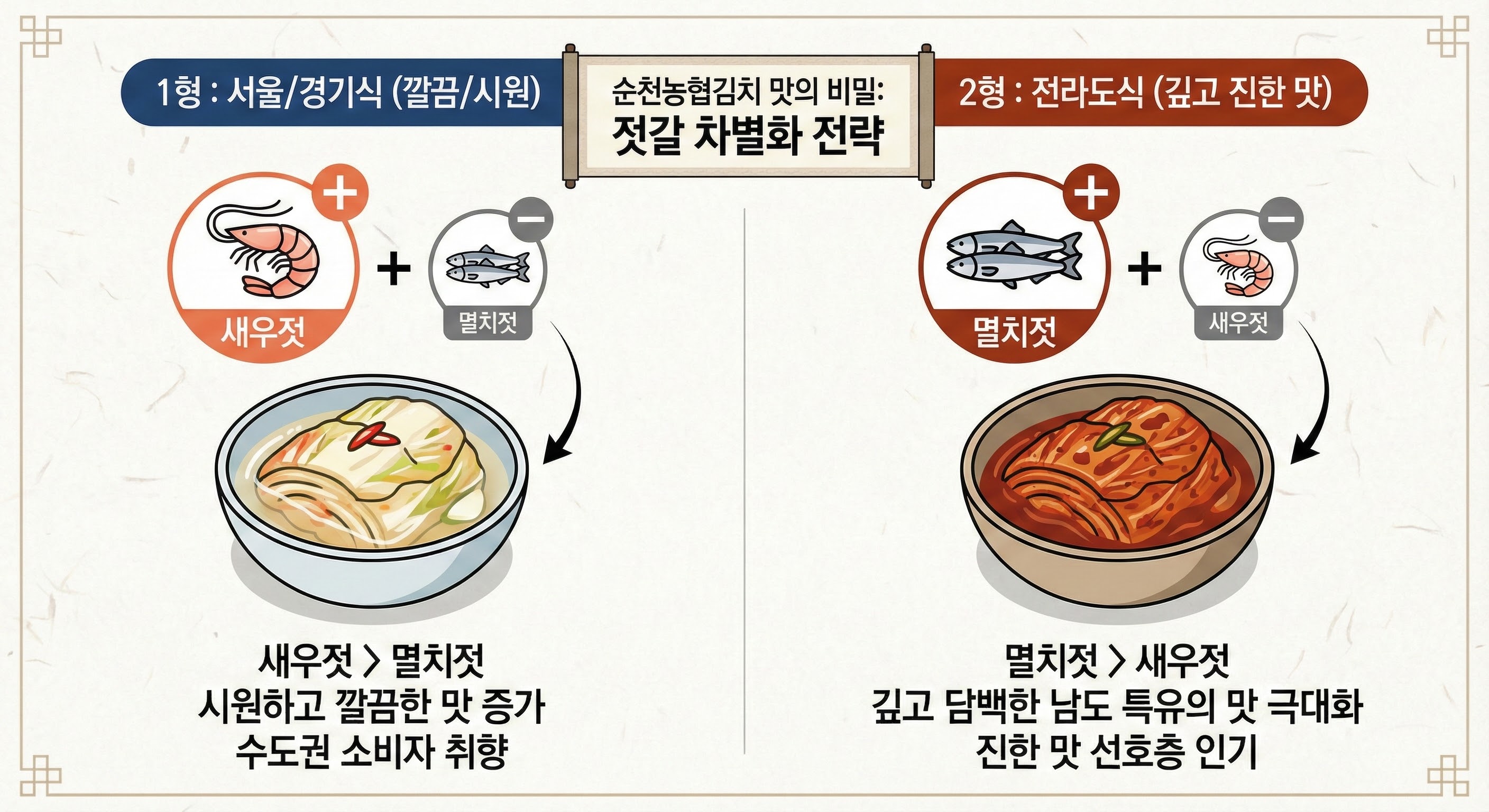 서울식 vs 전라도식 김치 맛 차이 완벽 정리