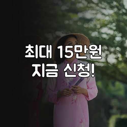 청년문화예술패스 최대 15만원 혜택 ..