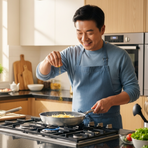 요리하는 이미지