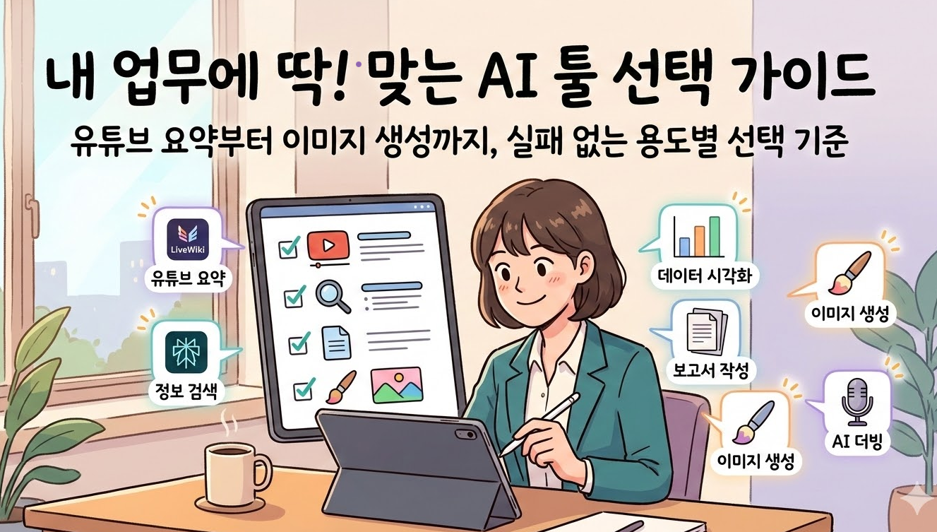 AI 툴 선택 가이드 관련사진