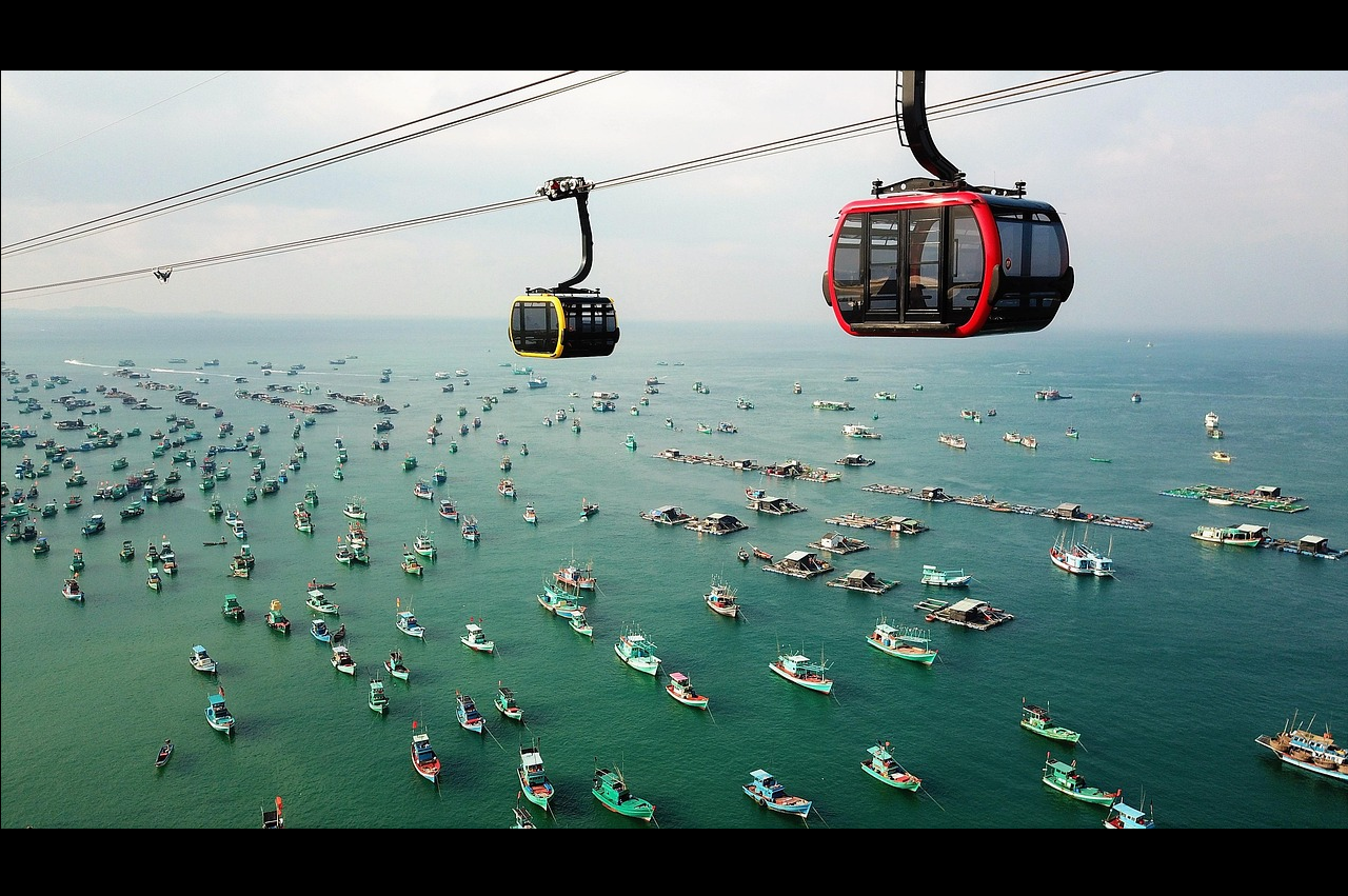 푸꾸옥 케이블카 사진