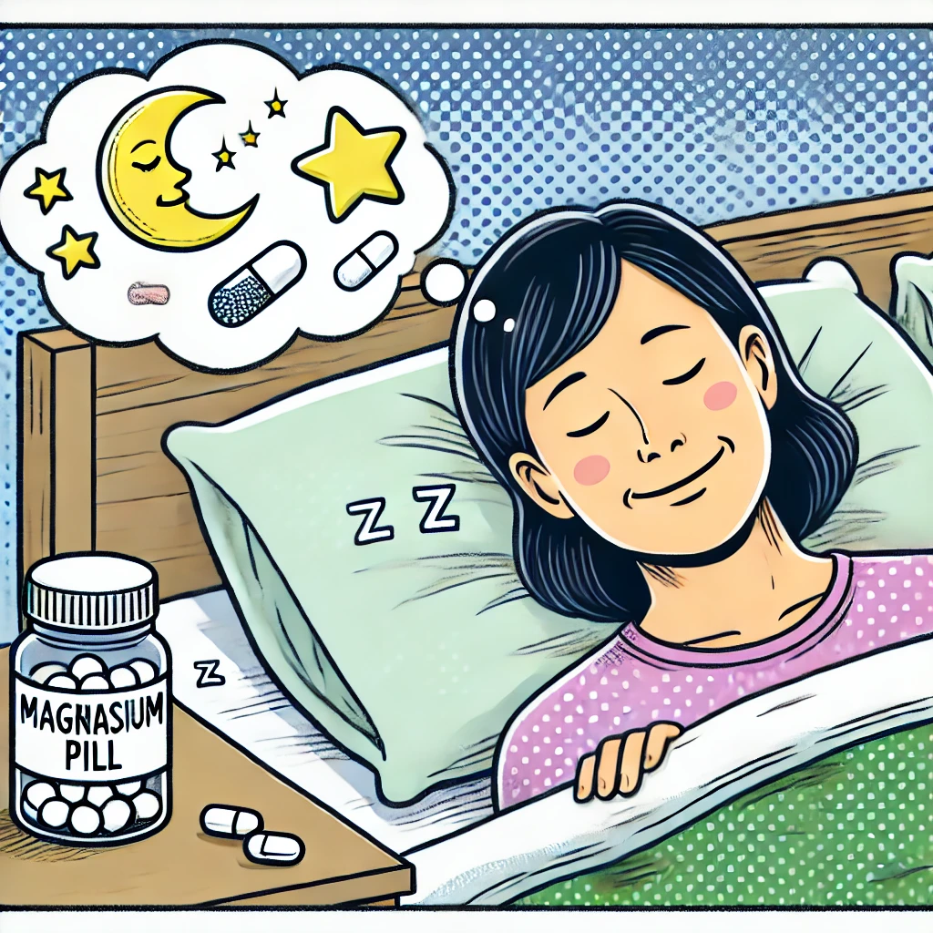 마음 편안하게 잠을 자는 여성