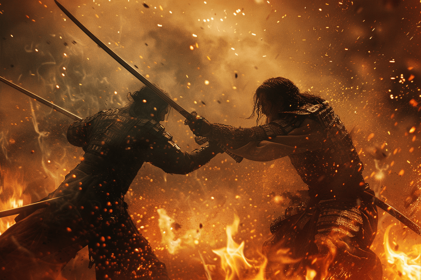 불타는-곳에서-검을-들고-싸우고-있는-두-전사들