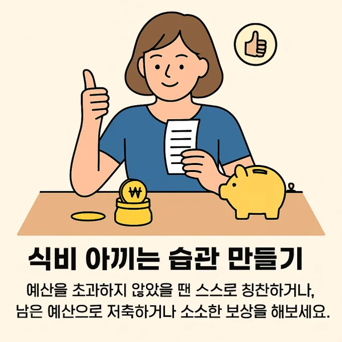 식비 아끼는 습관 만들기