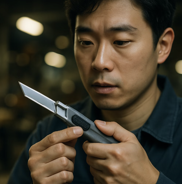 손을 떼는 순간 칼날이 사라지는 마법