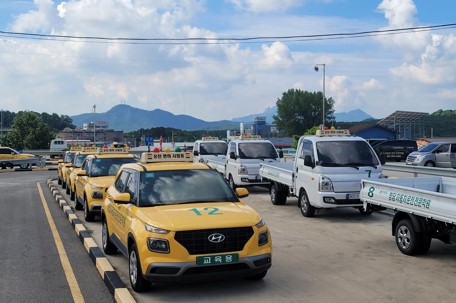 중랑운전면허학원실기시험차량들