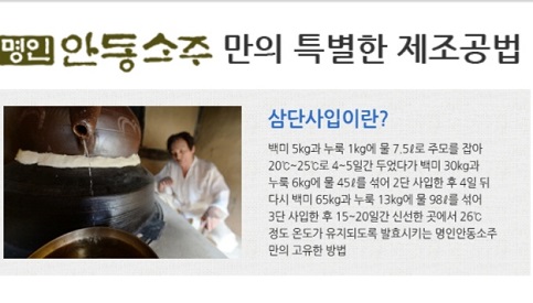 명인안동소주