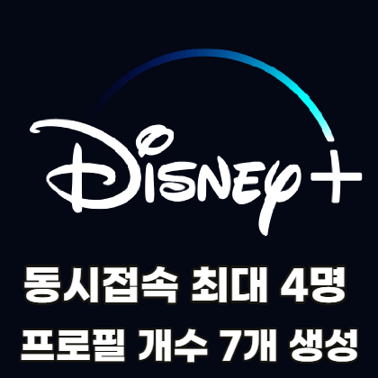 디즈니-플러스-동시접속-프로필-개수