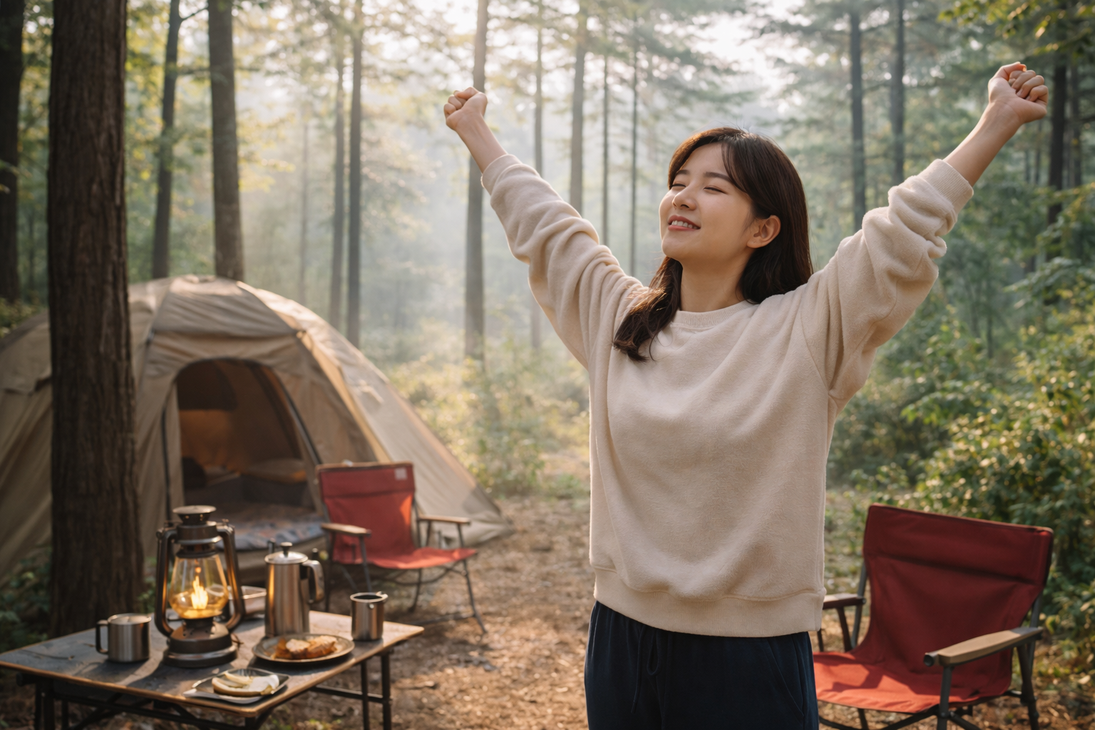 캠핑 아침 메뉴 추천입니다 (간단하지만 든든한 캠핑 아침 식사 가이드)